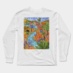 Village by the River Long Sleeve T-Shirt